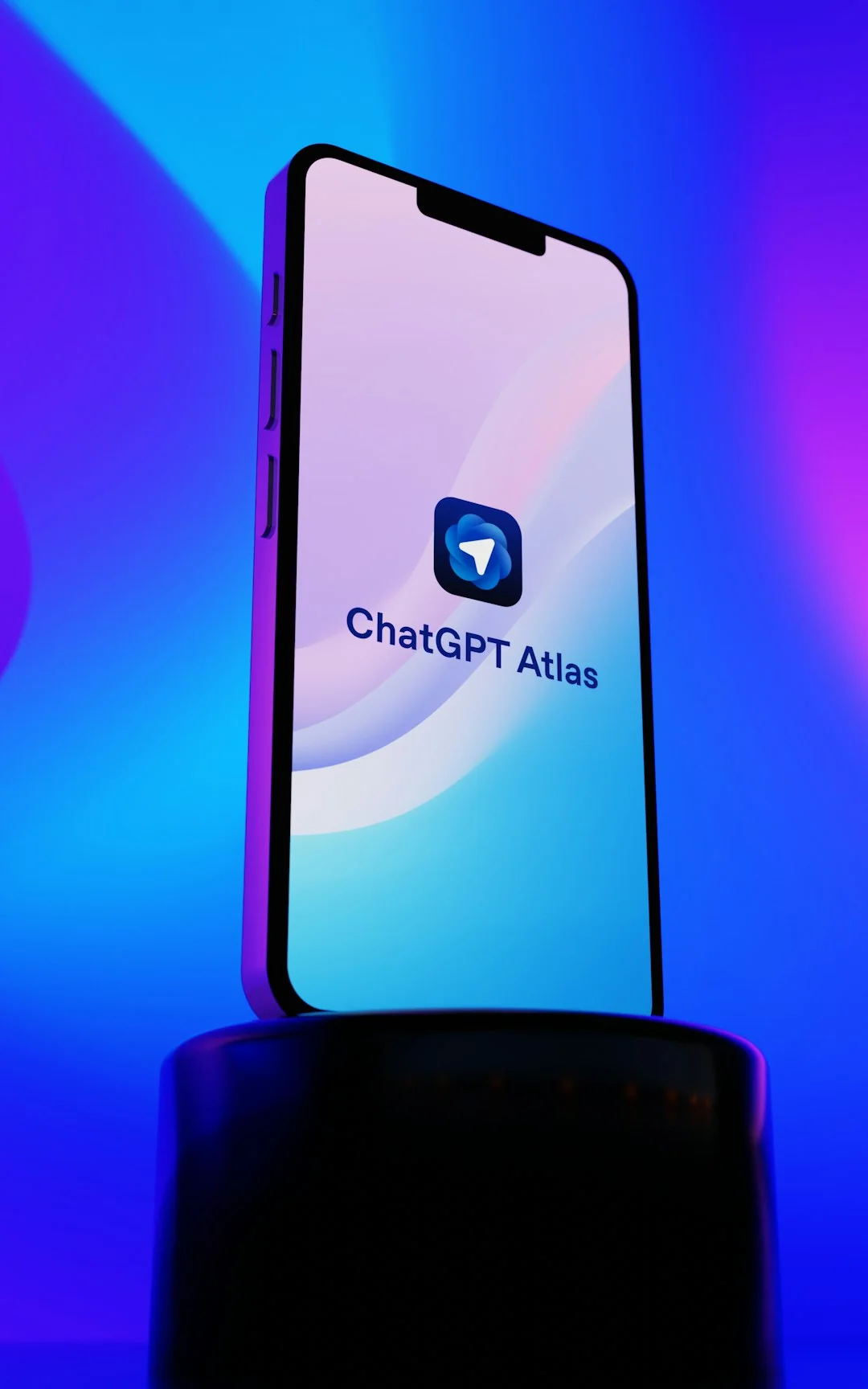 Smartphone showing communication icons for call, email, and messaging on screen.